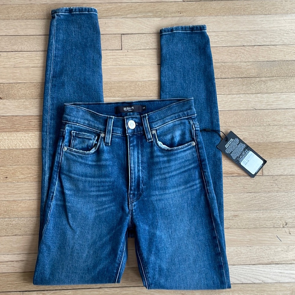 NWT Hudson High Waist Super Skinny Barbara Jeans size 24